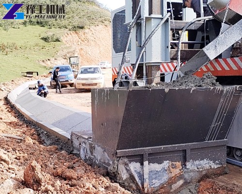 commercial concrete curb machine