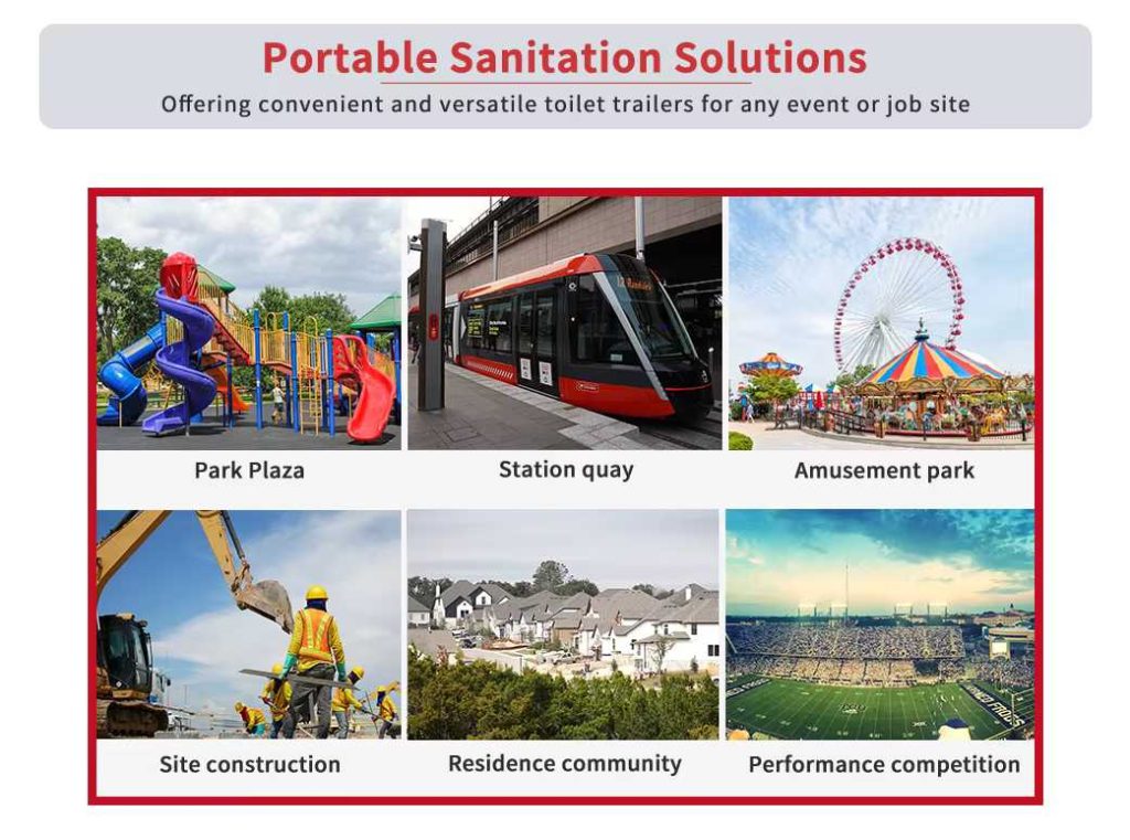 portable bathroom trailers