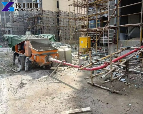 Portable Concrete Pump for Sale to Peru