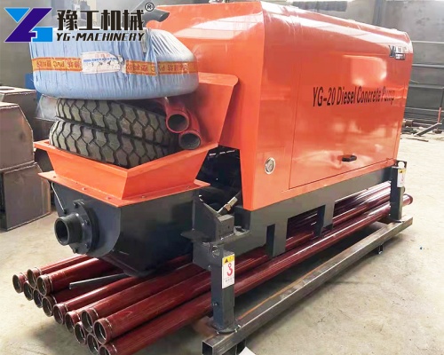 small portable concrete pumping machine