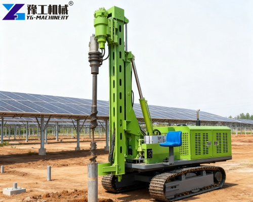 solar pile driver