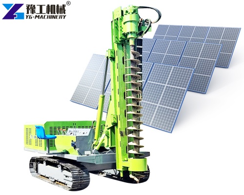 solar piling machine