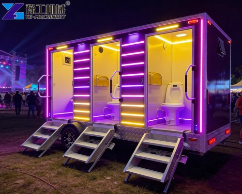 luxury porta potty trailer for sale