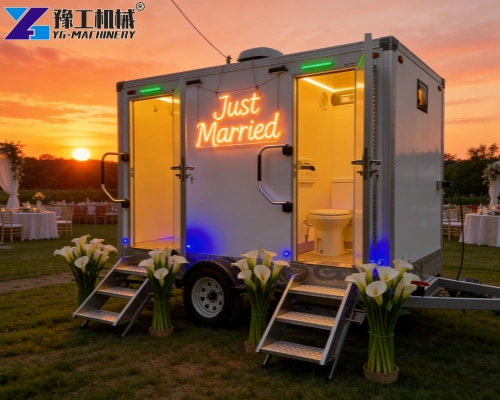 luxury porta potty with shower for sale