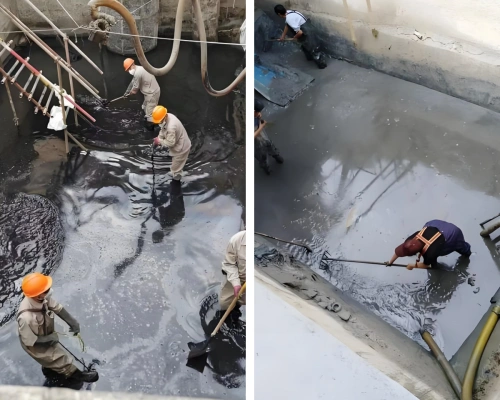 wastewater tank sludge removal