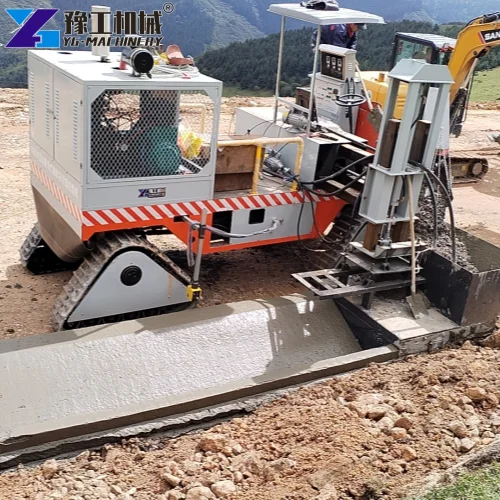 concrete curb paver machine