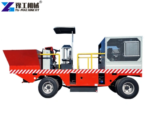 roadside curb slipform machine