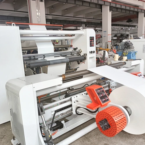 jumbo paper roll slitting rewinding machine