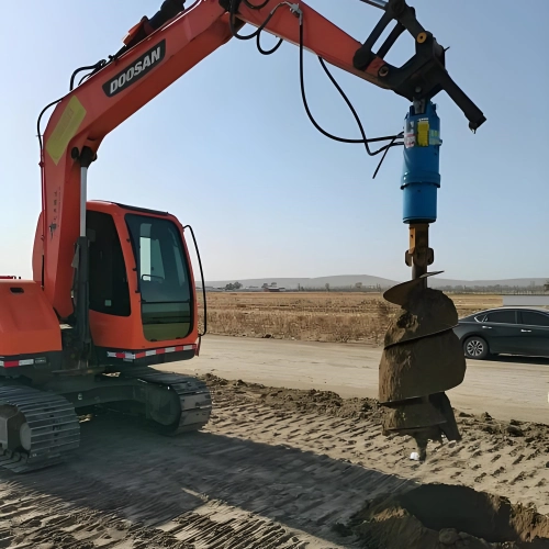 auger drill excavator