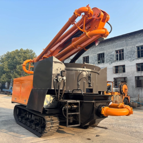 crawler concrete boom pump for sale