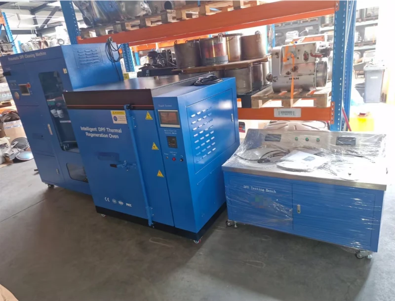 diesel particulate filter cleaning machine