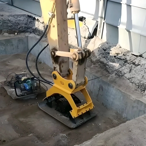 excavator compactor