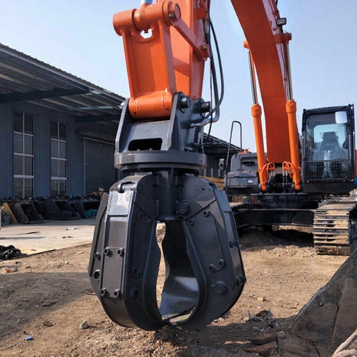 excavator orange peel grapple for sale