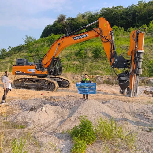 excavator rock splitter