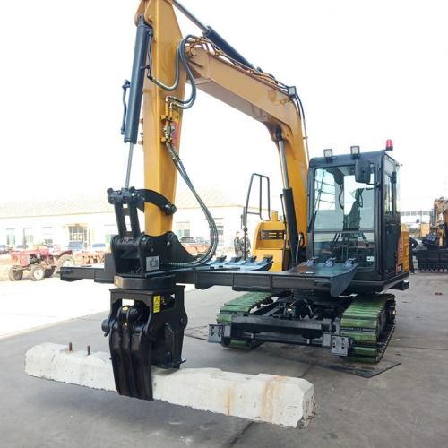 railway sleeper changer attachment