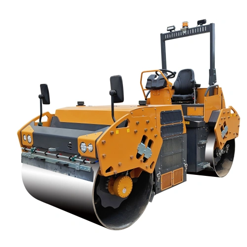 roller on road