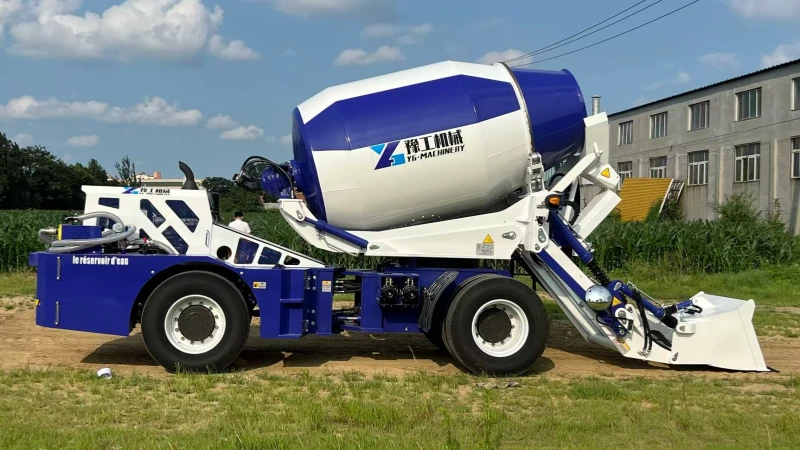 self loading cement mixer