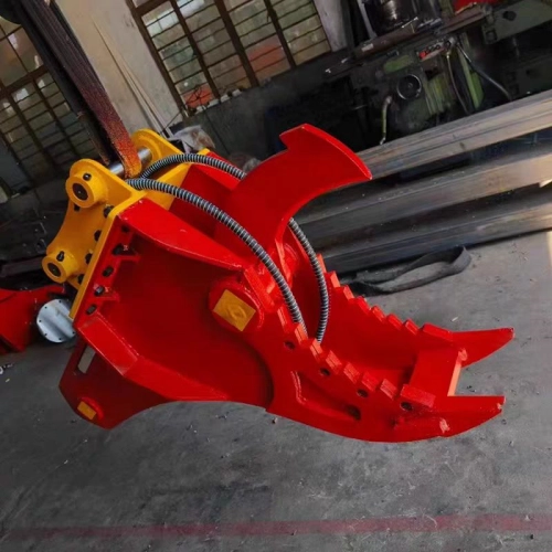 stump shear excavator