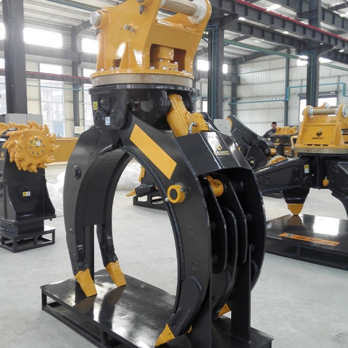 hydraulic timber grapple for excavator